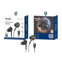 Fone de Ouvido Átomo, Intra Auricular, Com Microfone, Com Entrada Tipo C, Branco - MO-NT10