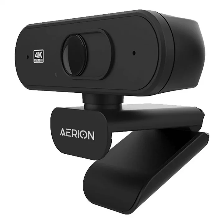 Webcam Aerion, QHD 4K, Plug and Play, 30FPS, Preto - WEB400