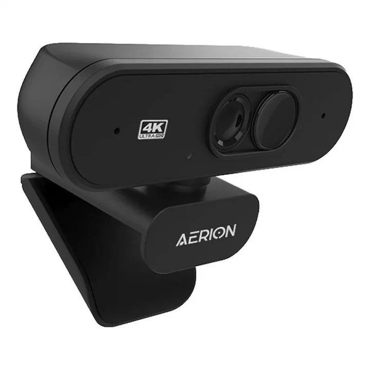 Webcam Aerion, QHD 4K, Plug and Play, 30FPS, Preto - WEB400