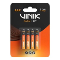 Pilhas AAA Vinik, Com 8 Pilhas 1.5V, Alcalina, Preto - VP3AB8A