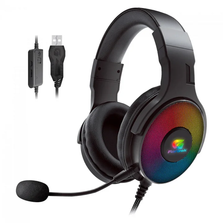 Fone De Ouvido Fortrek Cruiser 7.1 RGB, Preto - 70531
