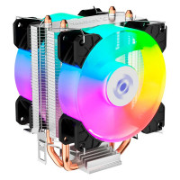 Cooler Para Processador Fortrek AC13, Rainbow, 92mm, Intel/AMD, Até 135W, Preto - 86936