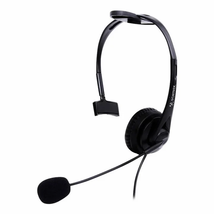 Headset Office Fortrek FK 731A, USB, Preto - 81481