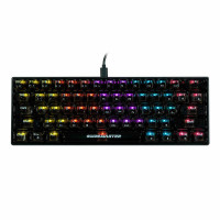 Teclado Gamer Mecânico K-Mex Neonblade KJN1, LED RGB, Switch Brown, Preto - KJN181U0003CBOX