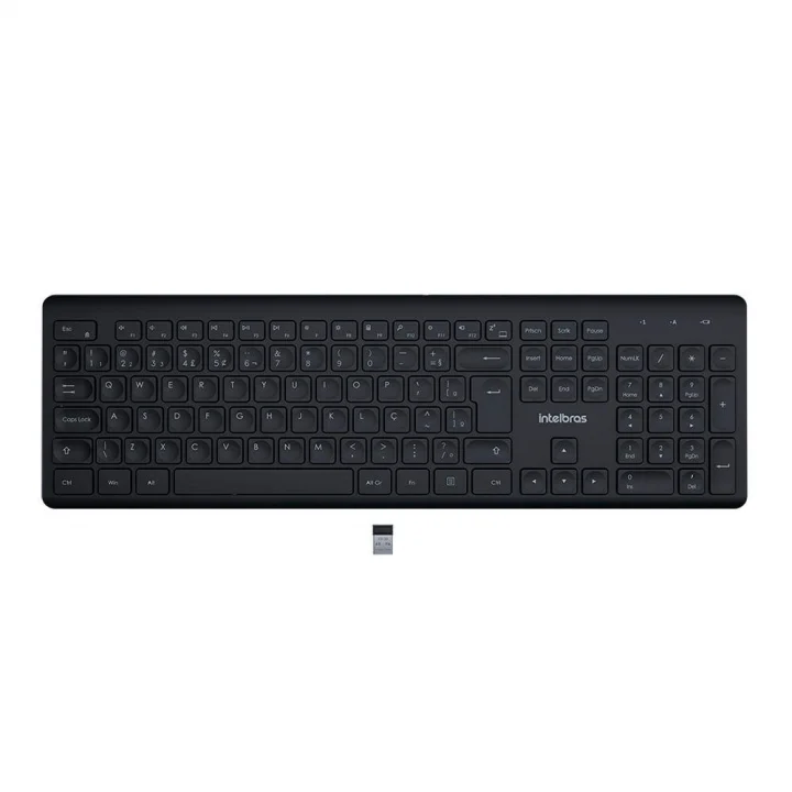 Teclado Sem Fio Intelbras TSI50, 2.4Hz, ABNT2, Preto - 4293200