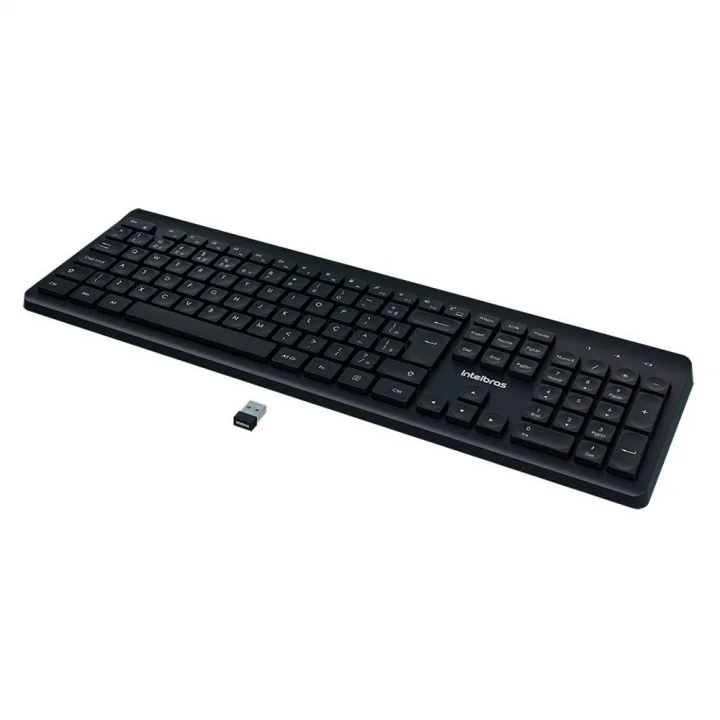 Teclado Sem Fio Intelbras TSI50, 2.4Hz, ABNT2, Preto - 4293200