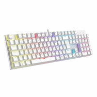 Teclado Mecânico Gamer Dazz Orion V2, Rainbow,  Switch Vermelho, ABNT2, Branco - 62000190