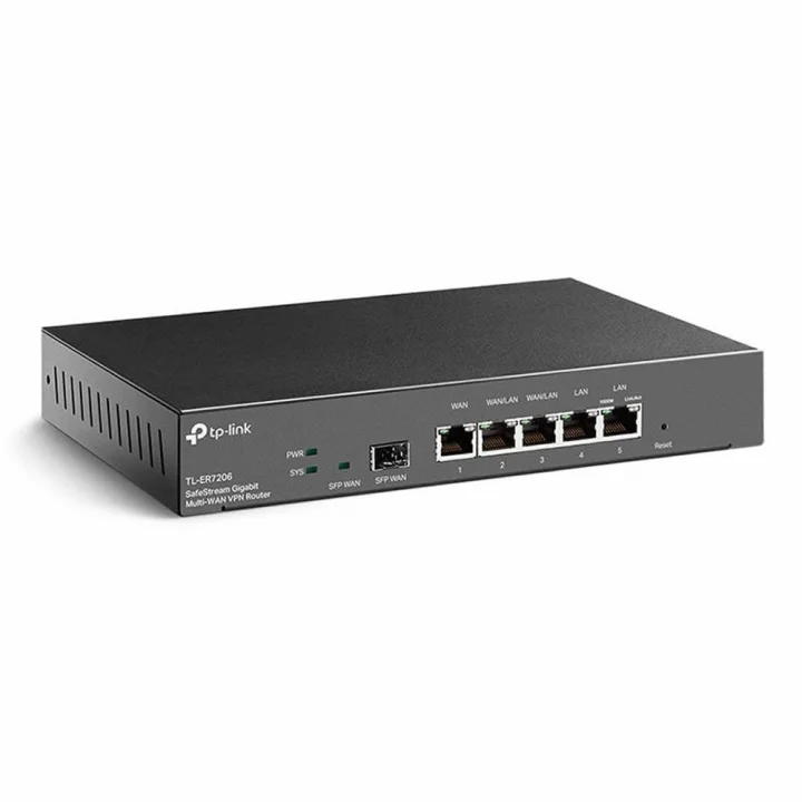Roteador TP-Link VPN, Multi-Wan Gigabit, Preto - TL-ER7206