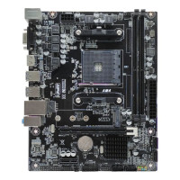Placa Mãe Bluecase BMBA320-G3HGU-M2R2BX REV 2.0, Chipset A320, AMD AM4, DDR4, M.2 NVME, mATX, Lan Gigabit, USB3.0, VGA/H
