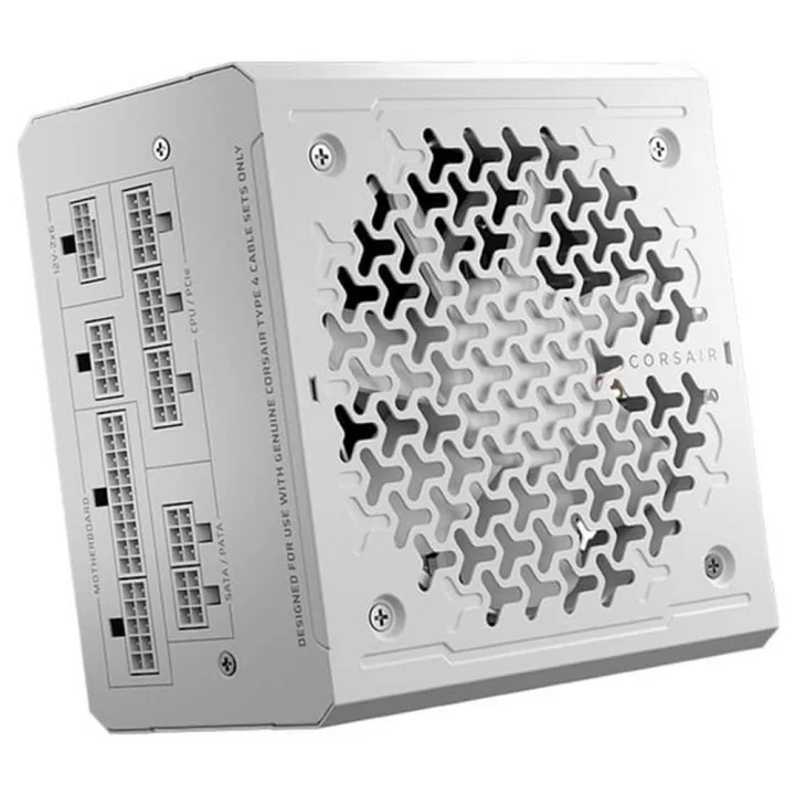 Fonte Corsair RMe Series RM1000e, 1000W, Cybenetics Gold, PFC Ativo, ATX 3.1, PCIe 5.1, Full Modular, Branca - CP-902029