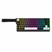 Teclado Magnético Pcyes Gamma Black Vulcan, RGB, Switch Blue, ABNT2, Preto - PMGMBV-317930