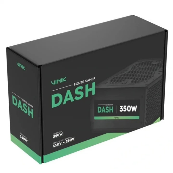 Fonte Gamer Vinik Dash, 350w, Preto - VFG350WPV3