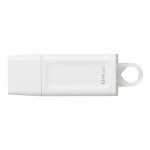 Pen Drive DataTraveler Exodia 64GB Kingston Com Conexão USB 3.2, Branco - KC-U2G64-5R