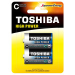 Pilha Alcalina C Toshiba , Com 2 Pilhas Grande, 1,5V - 72447