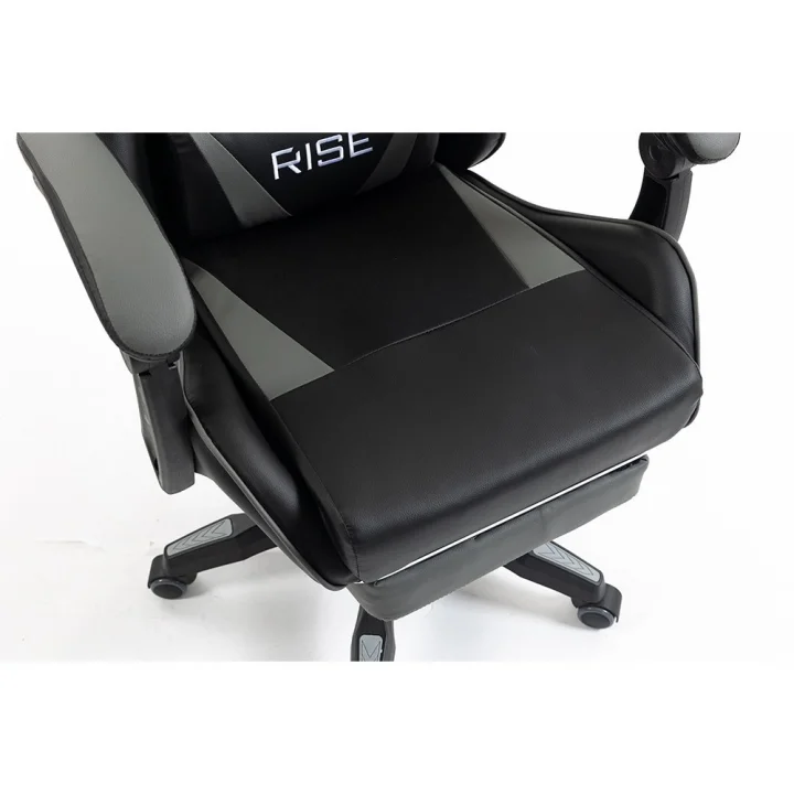 Cadeira Gamer Rise Mode X06, Até 120Kg, Preto e Cinza - RM-CG-X06-BG