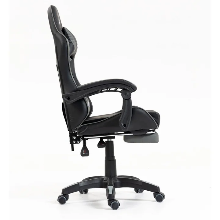 Cadeira Gamer Rise Mode X06, Até 120Kg, Preto e Cinza - RM-CG-X06-BG