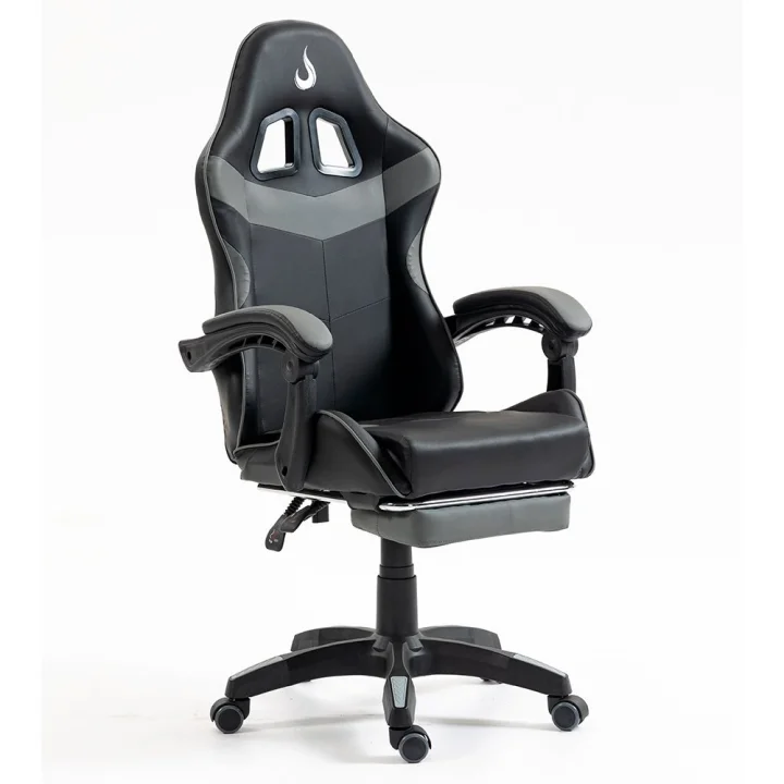 Cadeira Gamer Rise Mode X06, Até 120Kg, Preto e Cinza - RM-CG-X06-BG
