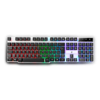 Teclado Gamer Semi Mecânico Rise Mode G1 Full, USB, Preto e Branco - RM-TG-01-BW