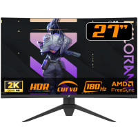 Monitor Gamer SuperFrame Precision 27" Quad HD, 180Hz, FreeSync/G-Sync, HDMI/DP - SFPCCB-27180-QHD