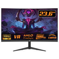 Monitor Gamer SuperFrame Precision UltraV4 23.8", Full HD, 1ms, 180Hz, FreeSync/G-Sync, HDMI/DP - SFPCCB-24180-FHD-0832