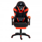 Cadeira Gamer Rise Mode X06, Até 130Kg, Preto e Vermelho - RM-CG-X06-BR