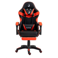 Cadeira Gamer Rise Mode X06, Até 130Kg, Preto e Vermelho - RM-CG-X06-BR