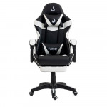 Cadeira Gamer Rise Mode X06, Até 120Kg, Preto e Branco - RM-CG-X06-BW