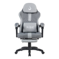 Cadeira Gamer Rise Mode Z11, Ângulo Ajustável, Cinza - RM-CG-Z11-GG