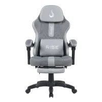 Cadeira Gamer Rise Mode Z11, Ângulo Ajustável, Cinza - RM-CG-Z11-GG