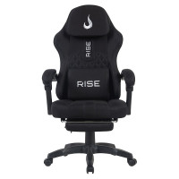 Cadeira Gamer Rise Mode Z11, Ângulo Ajustável, Preto - RM-CG-Z11-BK