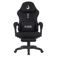 Cadeira Gamer Rise Mode Z11, Ângulo Ajustável, Preto - RM-CG-Z11-BK