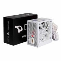 Fonte Duex White Series DX500FSE, 500W,  Branco - DX-500FSE