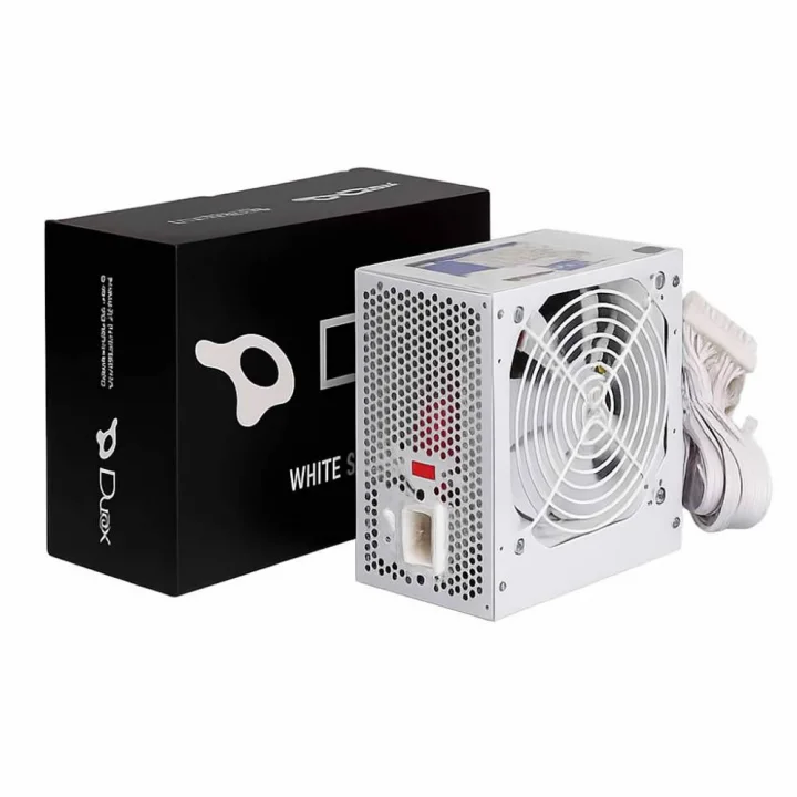 Fonte Duex White Series DX500FSE, 500W,  Branco - DX-500FSE