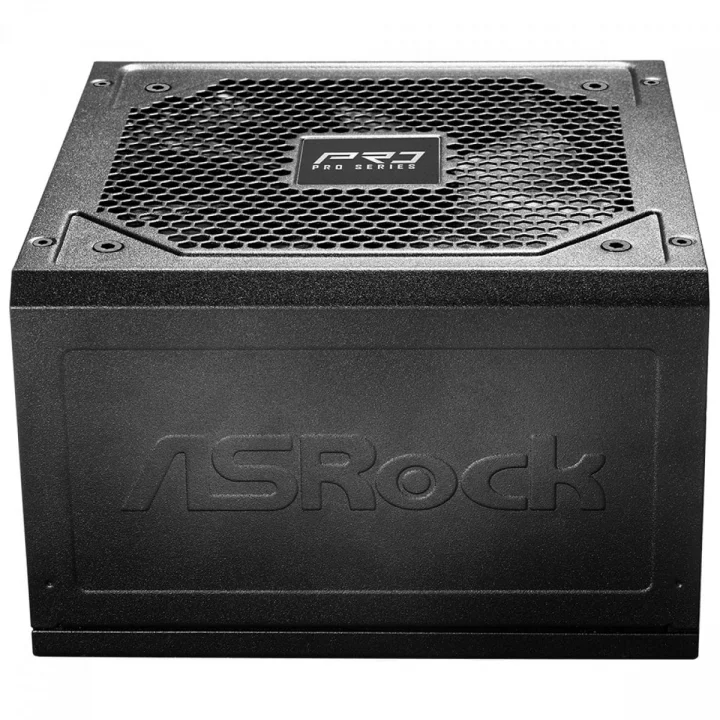 Fonte ASRock Pro, 750W, 80 Plus Bronze, ATX 3.1, PCIe 5.1, PFC Ativo, Preto - PRO-750B
