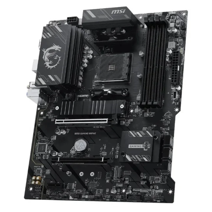 Placa Mãe MSI B550 Gaming WIFI6E, AMD, AM4, ATX, Chipset B550, DDR4, Wi-Fi 6E, HDMI/DP -  911-7C56-095