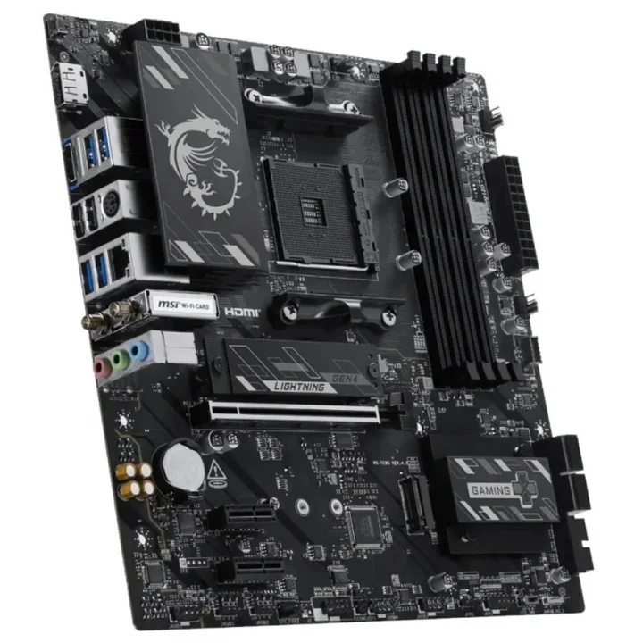 Placa Mãe MSI B550 Gaming Plus WIFI6E, AMD, AM4, mATX, Chipset B550, DDR4, Wi-Fi 6E, HDMI/DP - 911-7C95-211