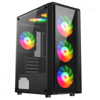 Computador Gamer AMD Ryzen 5 5600GT 3.60GHz, Video Radeon Graphics integrado, Memória 16GB DDR4, SSD 500GB NVMe, Fonte 550W Real