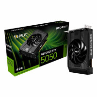 Placa de Vídeo Palit NVIDIA GeForce RTX 5050 StormX, 8GB, GDDR6, DLSS, 128Bit, 3xDP e 1xHDMI - NE65050019P1-GB2070F
