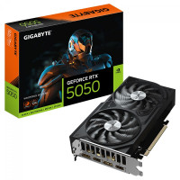 Placa de Vídeo Gigabyte GeForce RTX 5050 Windforce OC V2, 8GB, GDDR6, 128bit, 2x HDMI 2x DP - GV-N5050WF2OCV2-8GD