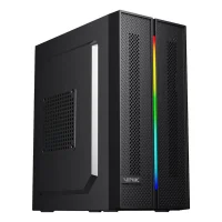 Gabinete Gamer Vinik SG26, M-ATX, Mid Tower, Fita LED RGB, Preto - SG26ACBK