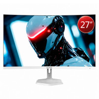 Monitor Gamer PCYes Quartzo Q27C 27", Curvo, Full HD, VA, 100Hz, 5ms, Freesync, HDMI, VGA, Branco - PMGQ27C100WG