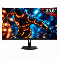 Monitor Gamer PCYes O-Creed O23C 23.8", Curvo, Full HD, VA, 180Hz, 1ms, Freesync, HDMI, DP, Preto - PMGO23C180BV