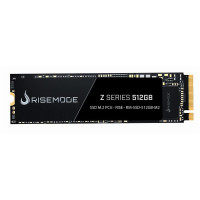 SSD Rise Mode Z Series, 512GB, M.2 2280 NVMe, Leitura 3100MB/s, Gravação 1800MB/s, Preto - RM-SSD-512GB-M2
