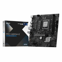 Placa Mãe MSI PRO H810M-E, Intel LGA 1851, H8M, mATX, DDR5, Preto - 911-7E72-002