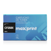 Toner Para HP CF258X Maxprint, Preto - 56000048