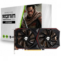 Placa de Vídeo Gamer Ninja NVIDIA GeForce RTX 2060 Ronin, 6GB, GDDR6, Ray Tracing - GN-PV-NVRTX20606D6