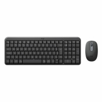 Kit Teclado e Mouse Logitech MK250, Sem Fio, Bluetooth, ABNT2, Grafite - 920-013516