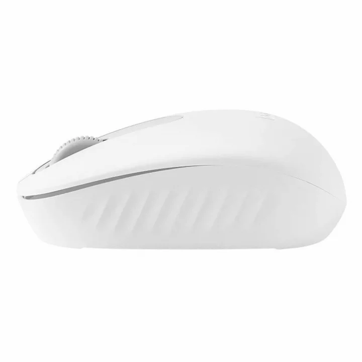 Mouse Sem Fio Logitech M196, Bluetooth, USB, Branco - 910-007457
