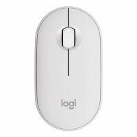 Mouse Sem Fio Logitech Pebble 2 M350s, Bluetooth, USB, Branco - 910-007047
