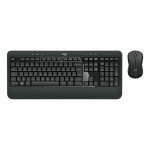 Teclado e Mouse Logitech MK540, Sem Fio, USB Unifying, Ergonomico, ABNT2, Cinza - 920-008674